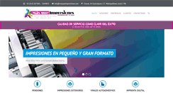 Desktop Screenshot of masqueimpresiones.com